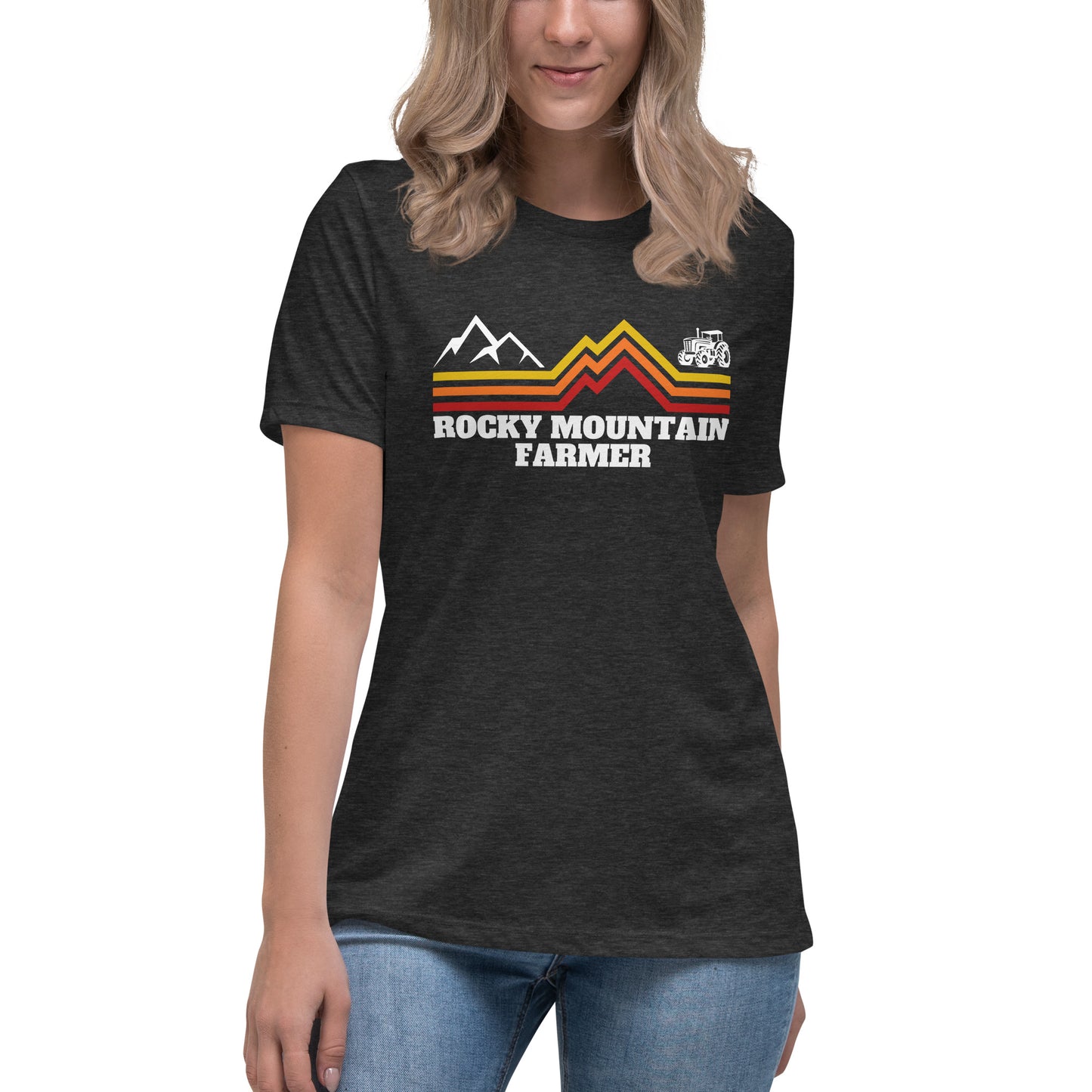 Rocky Mountain Farmer Womens T-shirt