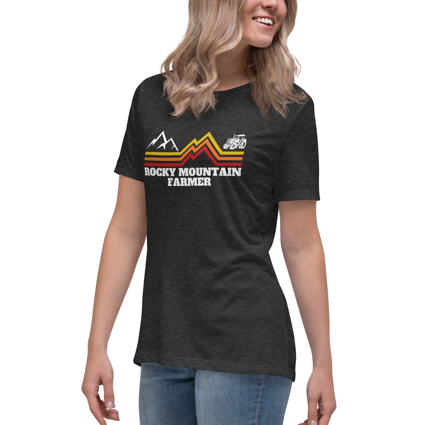 Rocky Mountain Farmer Womens T-shirt