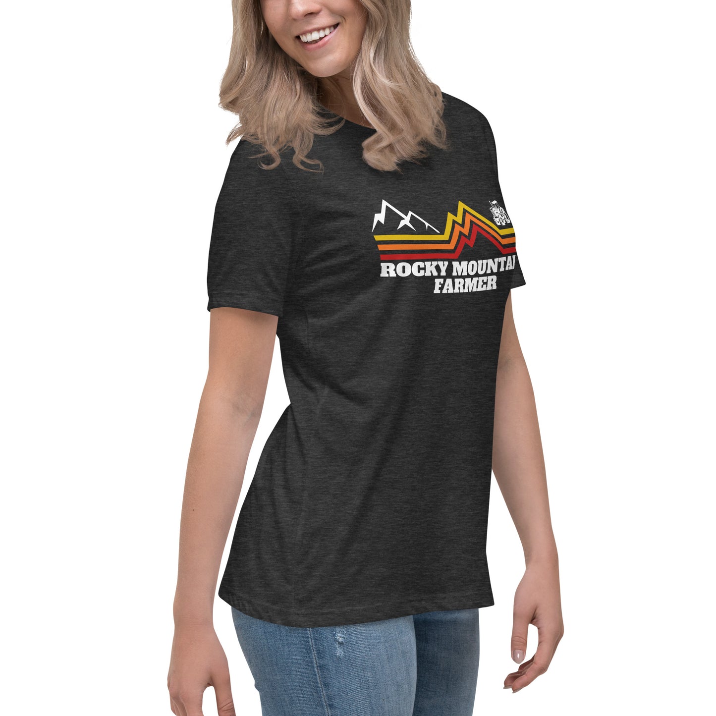 Rocky Mountain Farmer Womens T-shirt