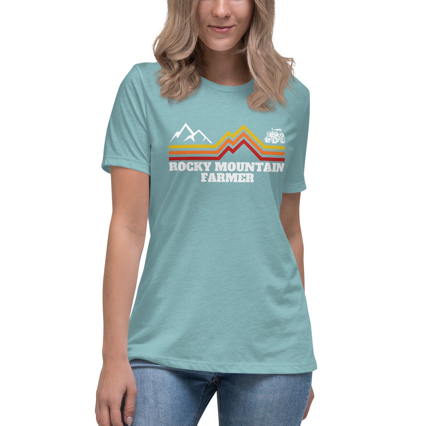 Rocky Mountain Farmer Womens T-shirt