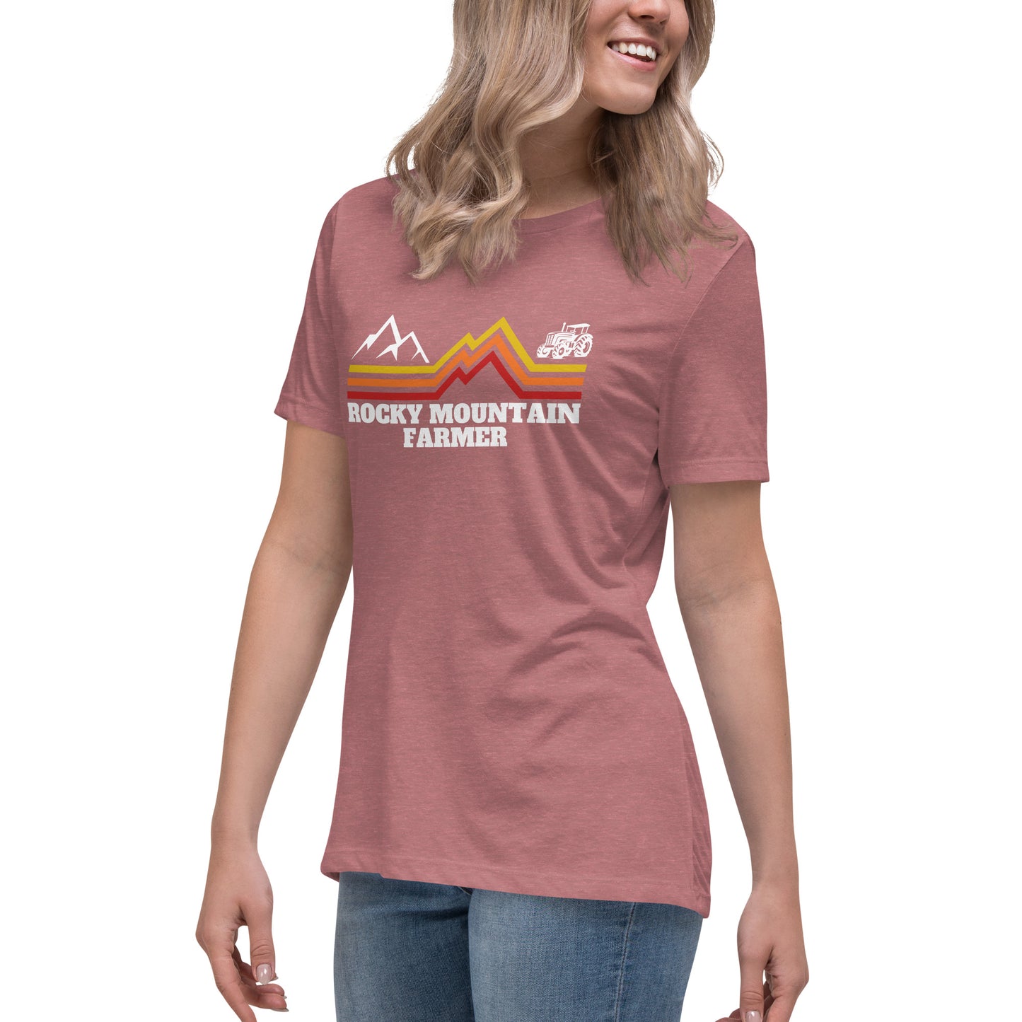 Rocky Mountain Farmer Womens T-shirt