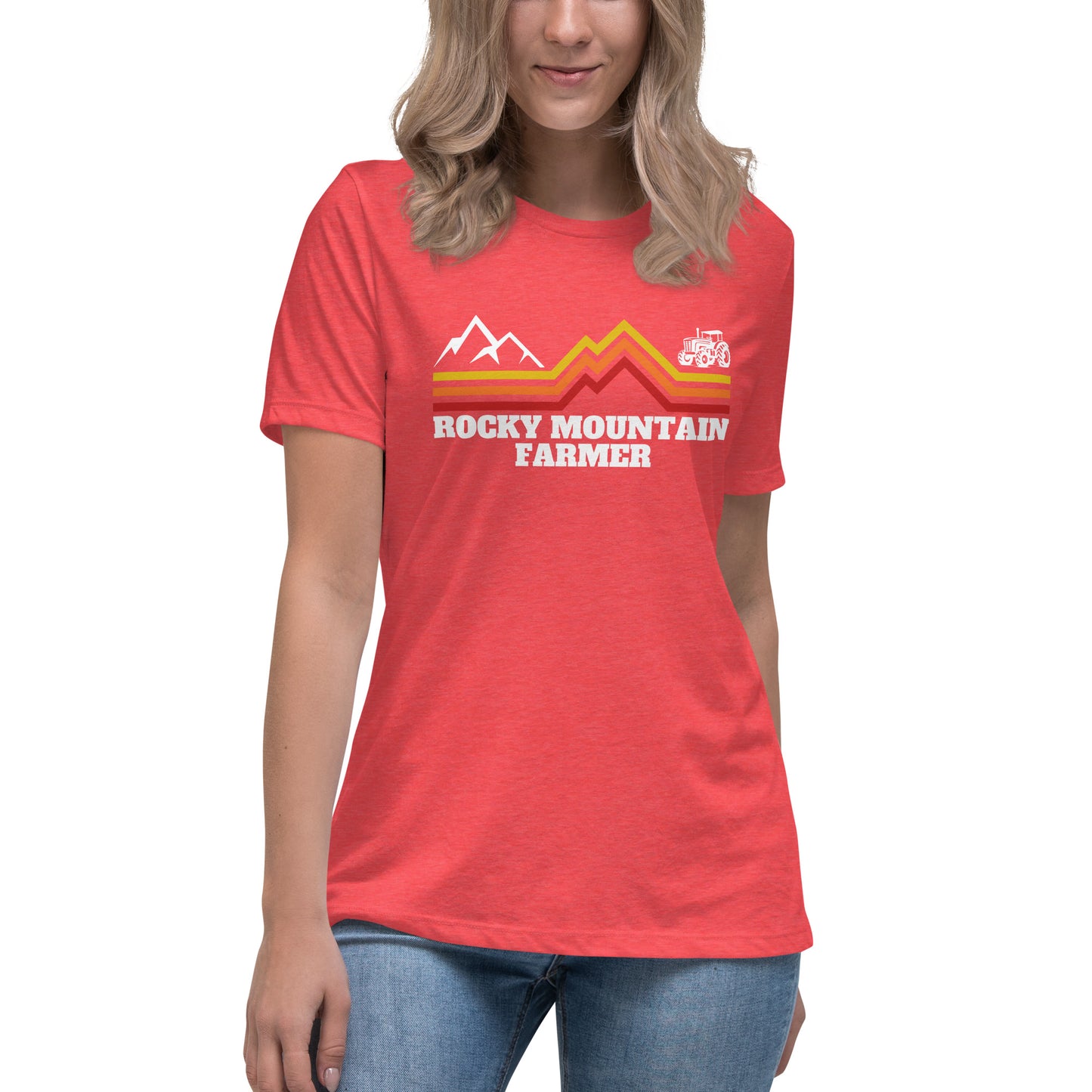 Rocky Mountain Farmer Womens T-shirt