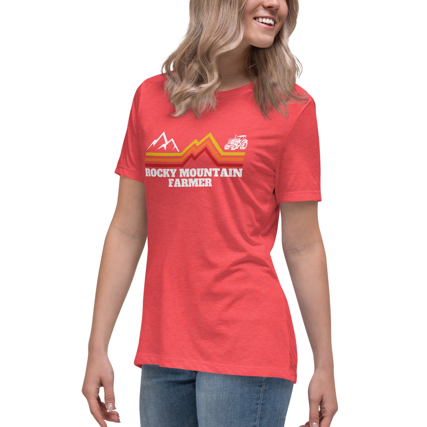 Rocky Mountain Farmer Womens T-shirt