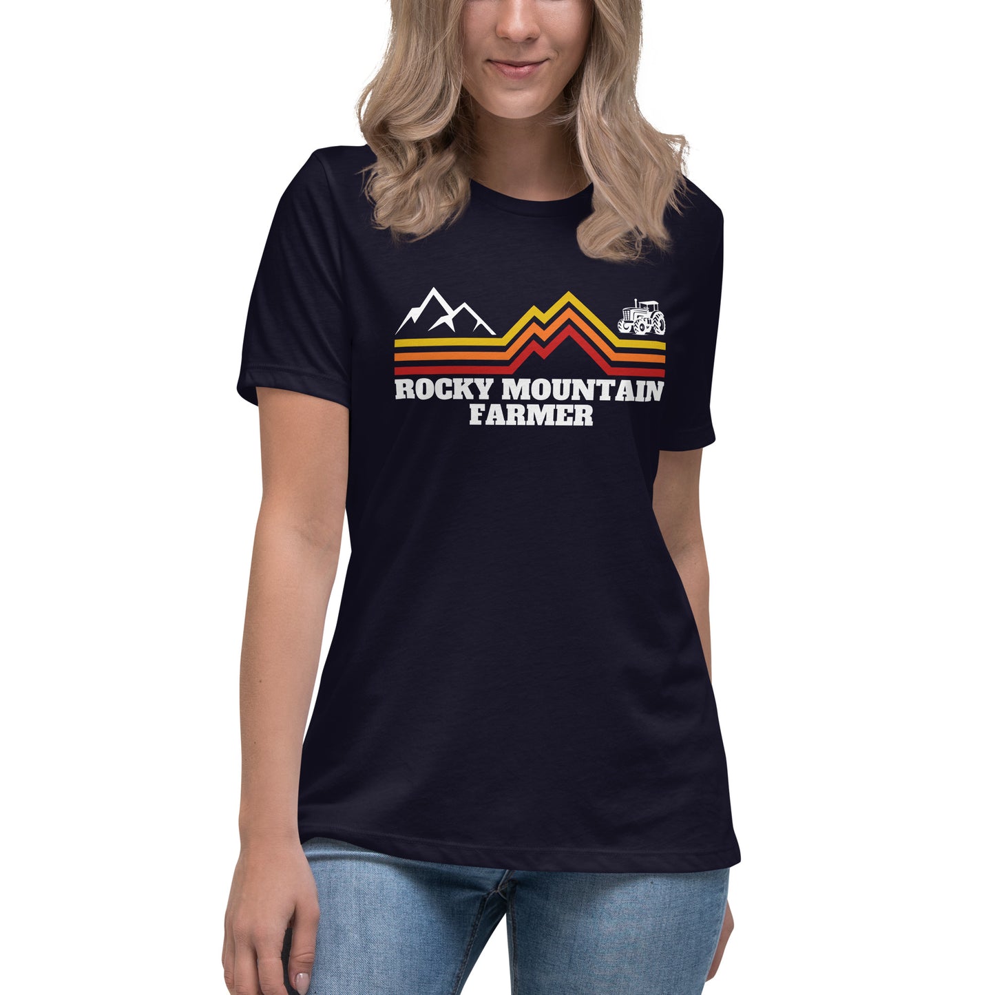 Rocky Mountain Farmer Womens T-shirt