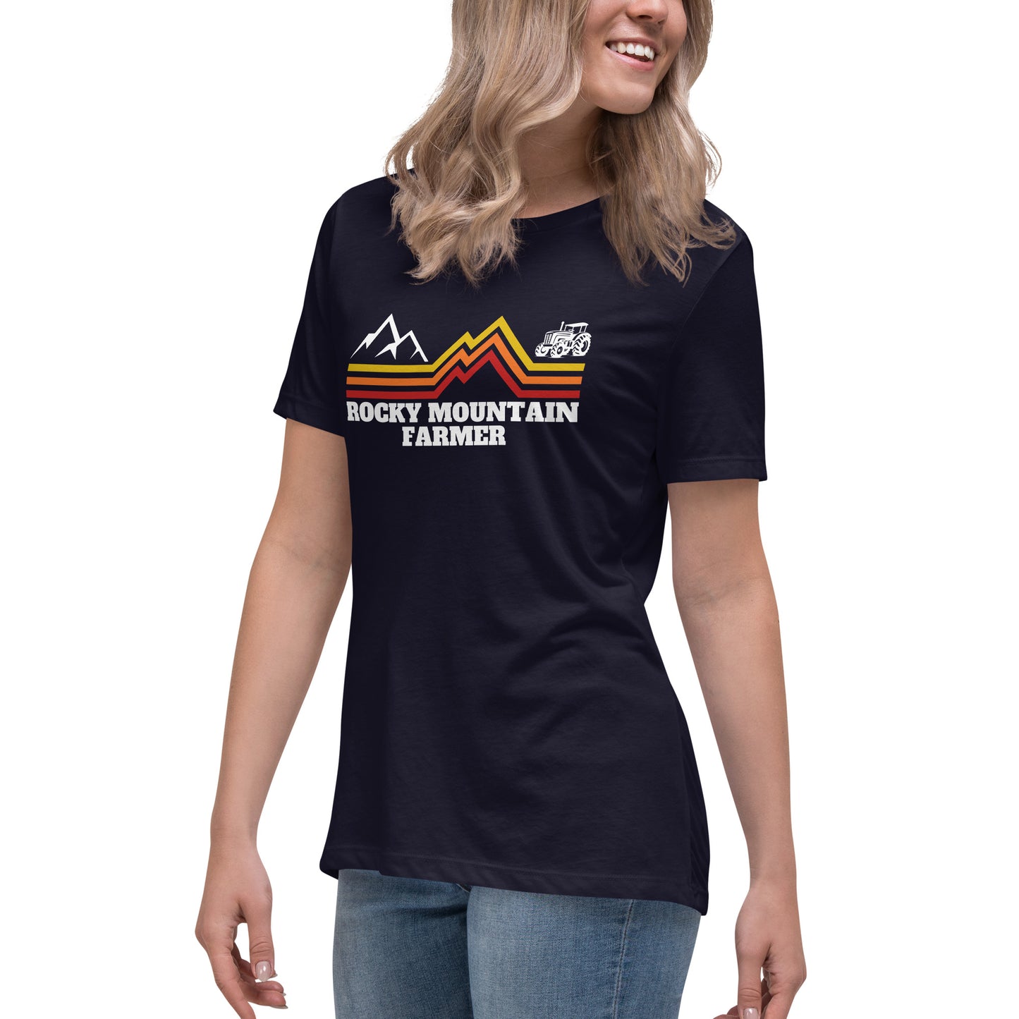 Rocky Mountain Farmer Womens T-shirt