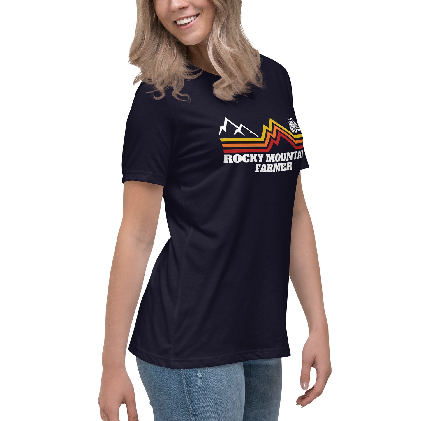 Rocky Mountain Farmer Womens T-shirt