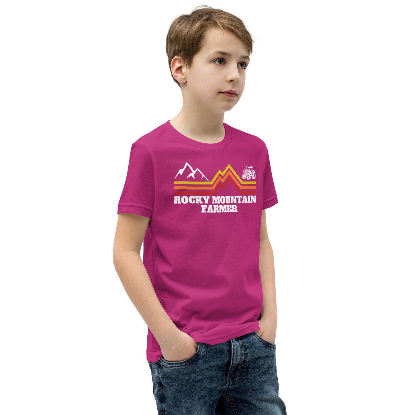 Rocky Mountain Farmer Youth T-shirt