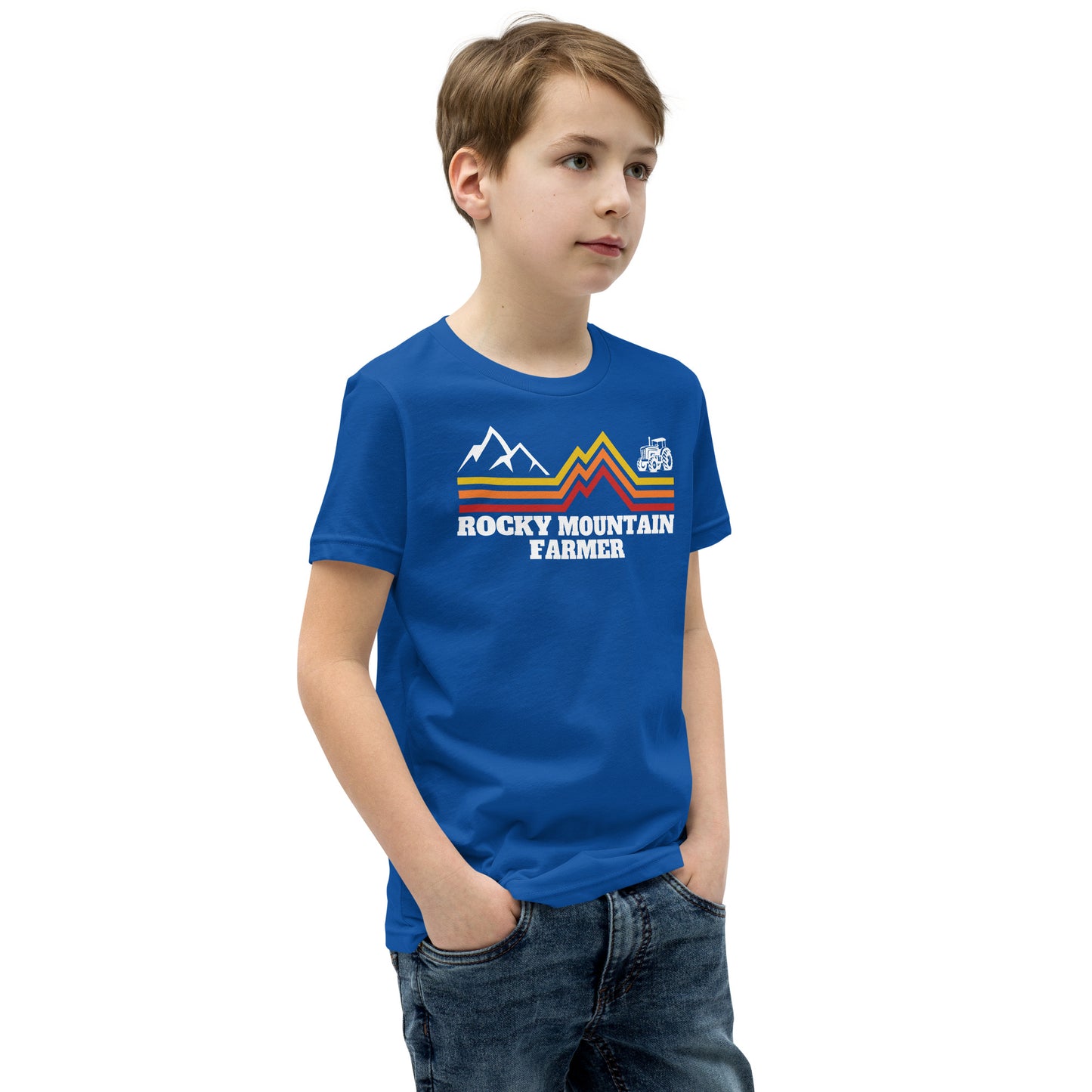 Rocky Mountain Farmer Youth T-shirt